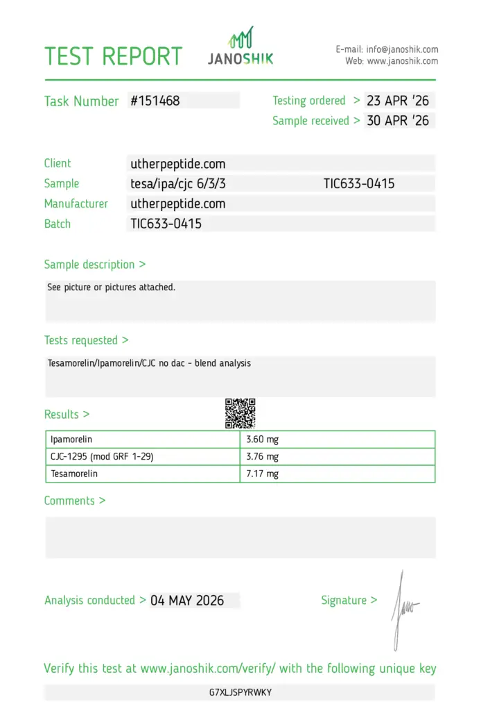 Tesa/Ipa/CJC 6/3/3 (MFG COA)