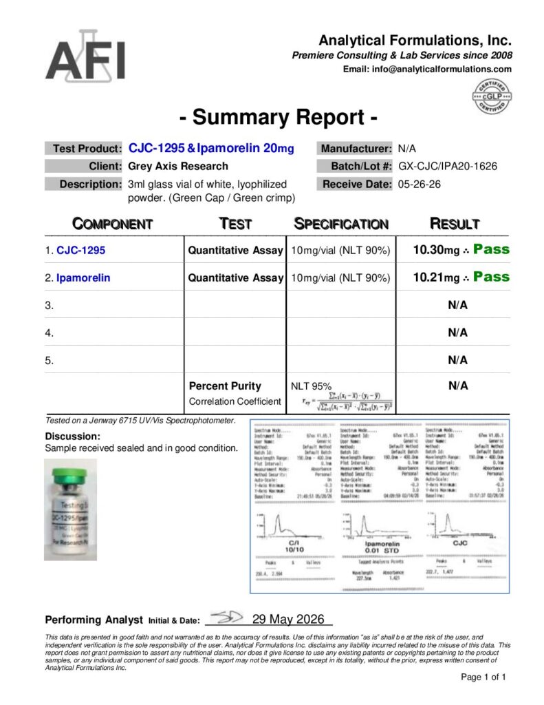 CJC/IPA 10/10 (GX-CJC/IPA20-1626)