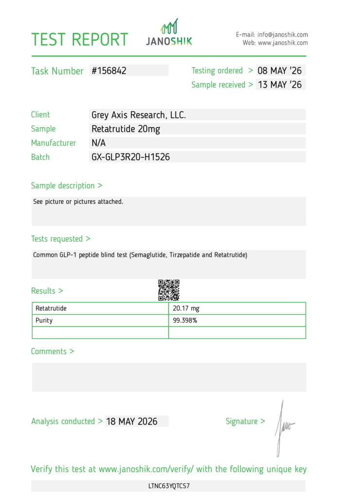 Retatrutide 20mg (GX-GLP3R20-H1526)